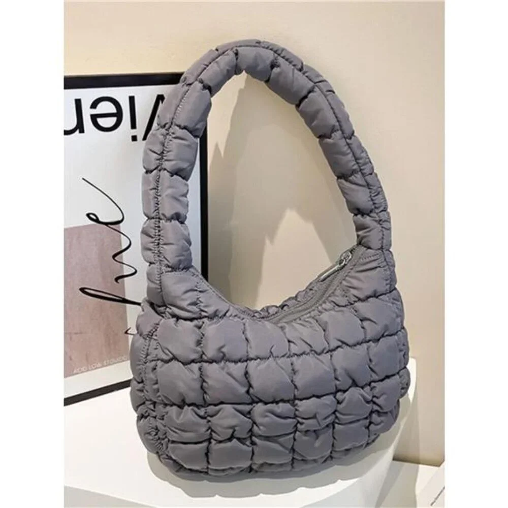 Quilted Ruched Shoulder Bag - Picture 10 of 16